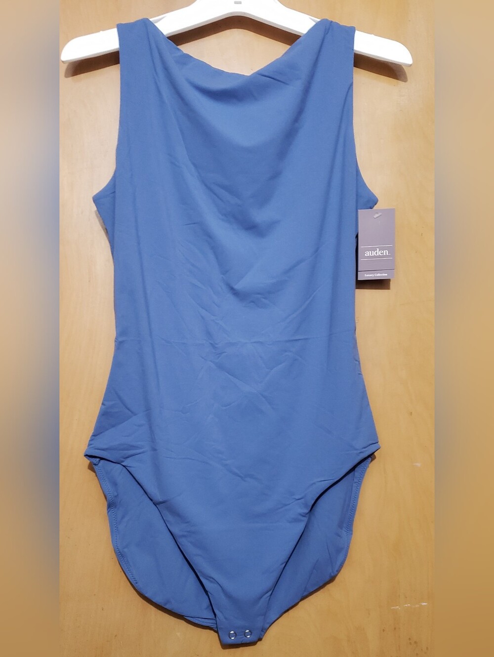 Auden Blue Sleeveless Bodysuit
